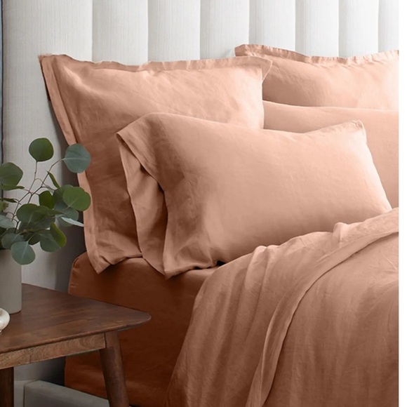 NWT QUINCE European Linen Euro Sham Desert Sunset 3272 - Picture 4 of 7